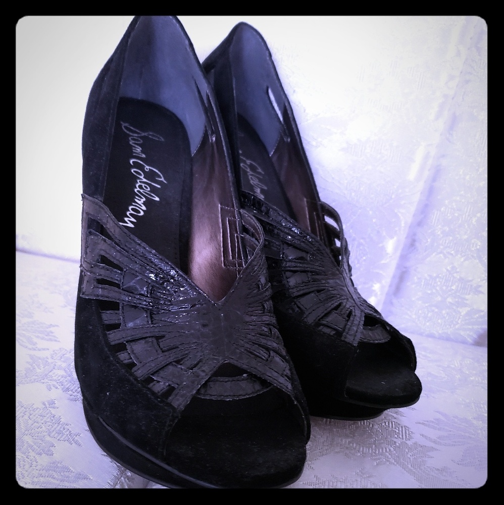 Black Sam Edelman heels